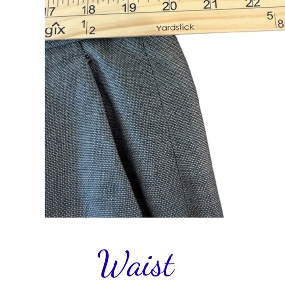 Perry Ellis Men’s Gray Dress Pants 34W – Classic Fit, Office/Business Style - Picture 7 of 9